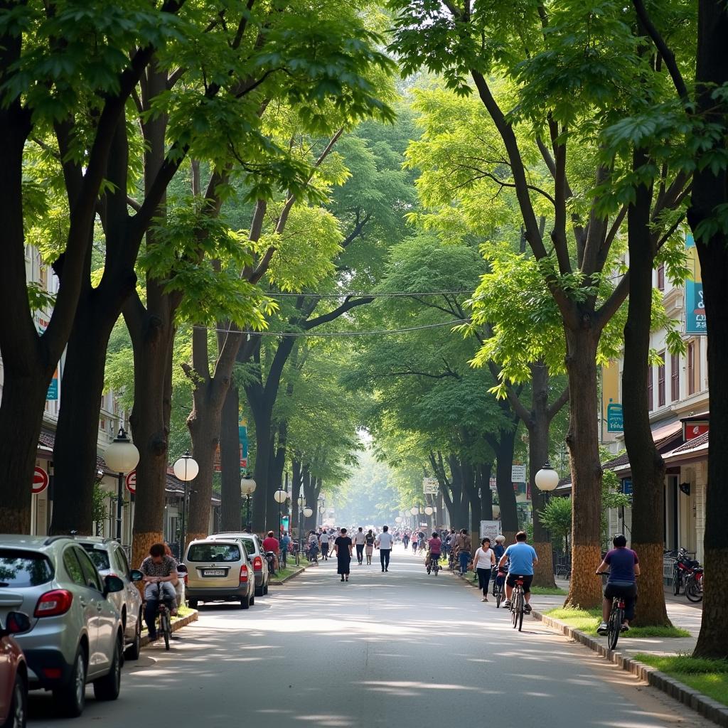 Cảnh quan yên bình, thân thuộc tại Xã Hóc Môn, Thành phố Hồ Chí Minh, khu vực ngoại thành